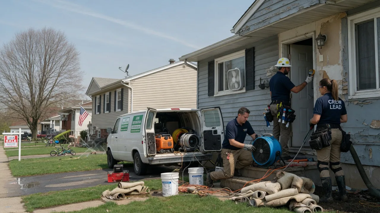 Flood Cleanup in Whitehall, WI near me
