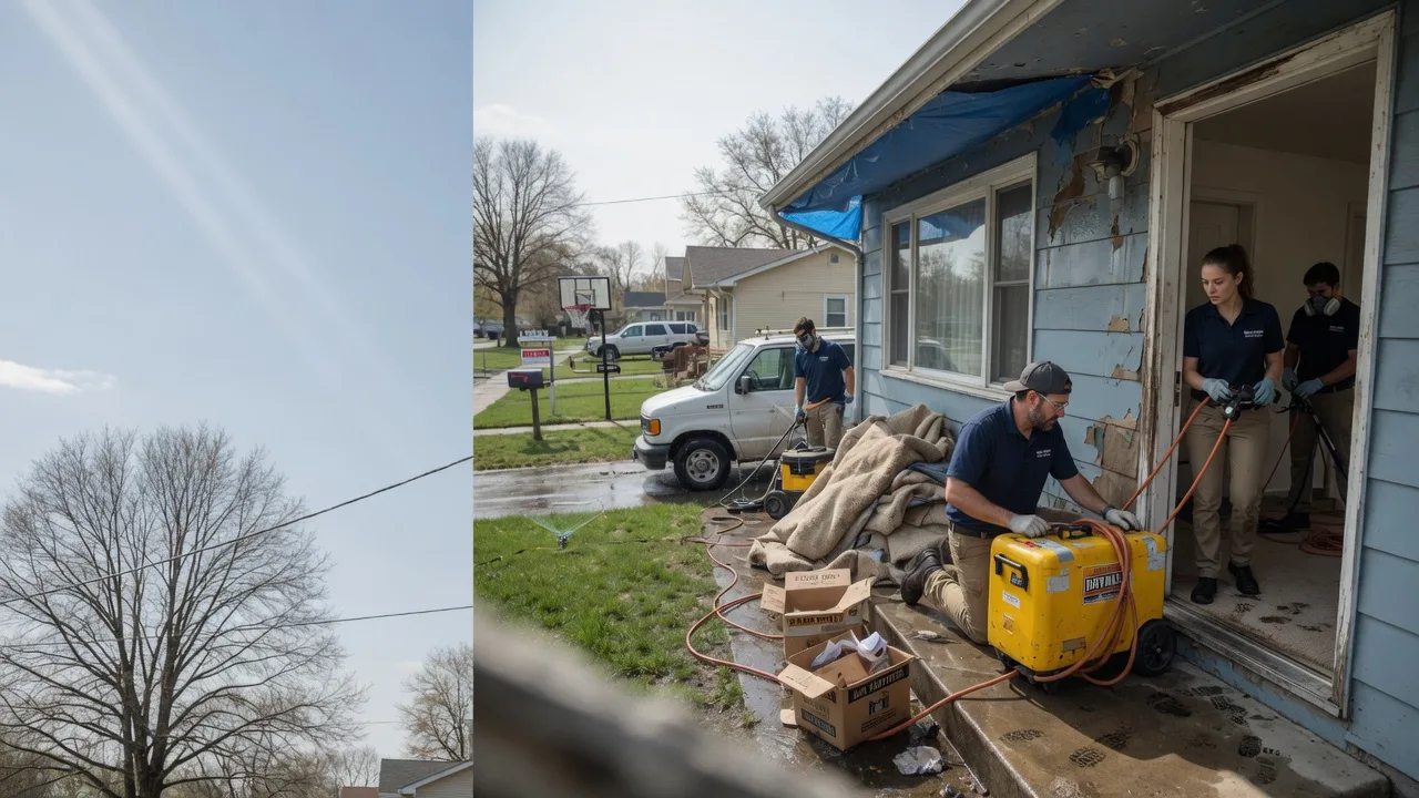 Basement Flood Cleanup in Whitehall, WI near me